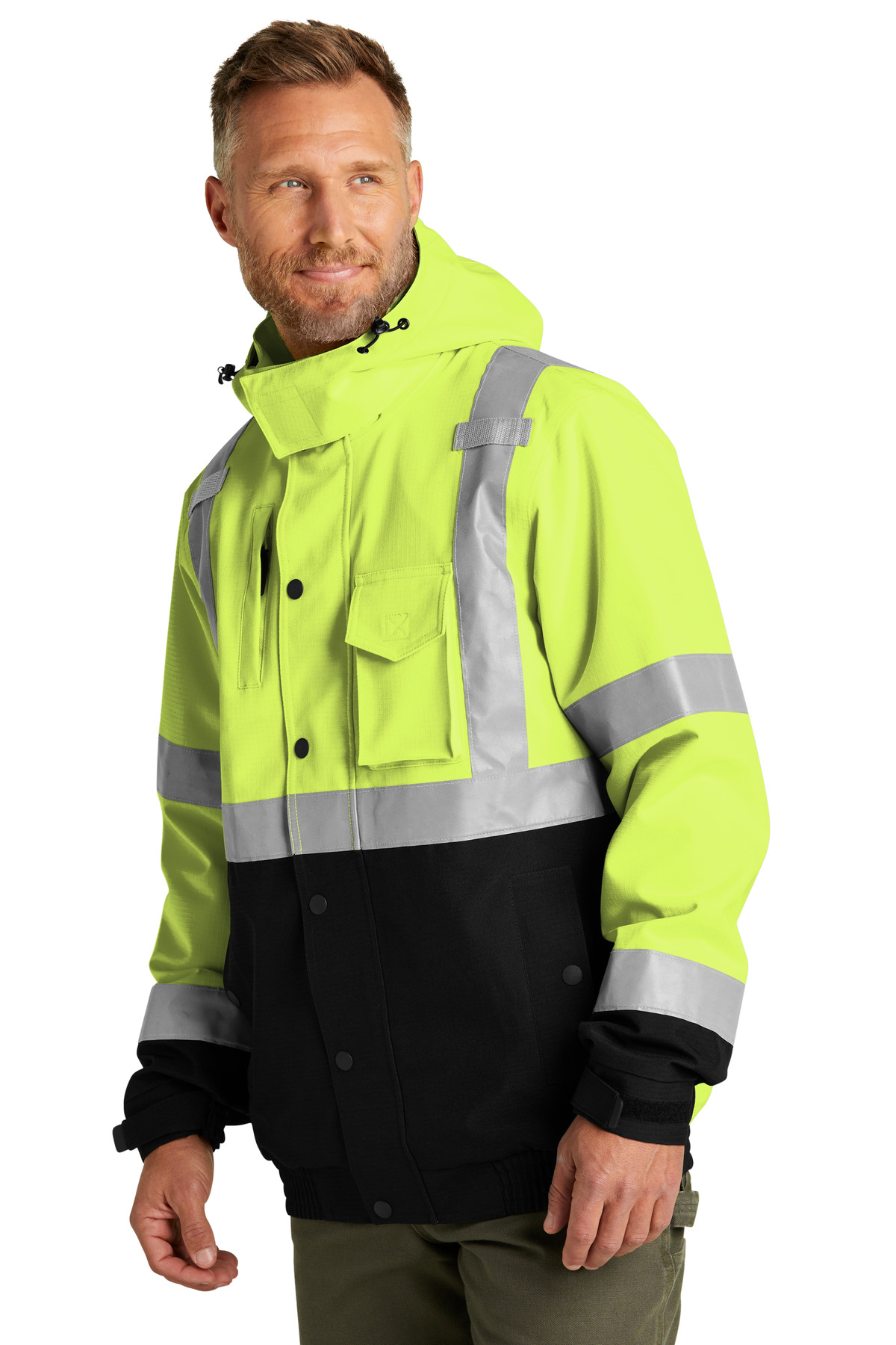 CornerStone ANSI 107 Class 3 Waterproof Insulated Ripstop Bomber Jacket CSJ501 6