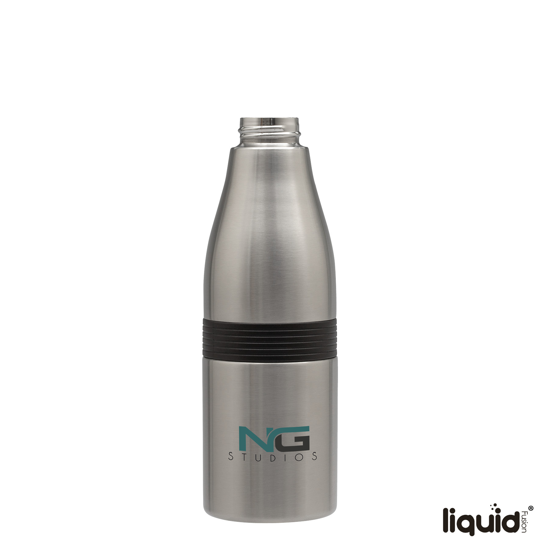 Liquid Fusion® Icy Bev Kooler® 22 oz. 3-In-1 Double Wall Stainless Steel Bottle 25