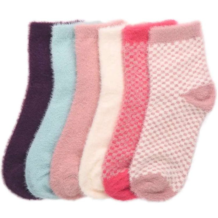 Women's Fuzzy Socks Assorted 09-11 2
