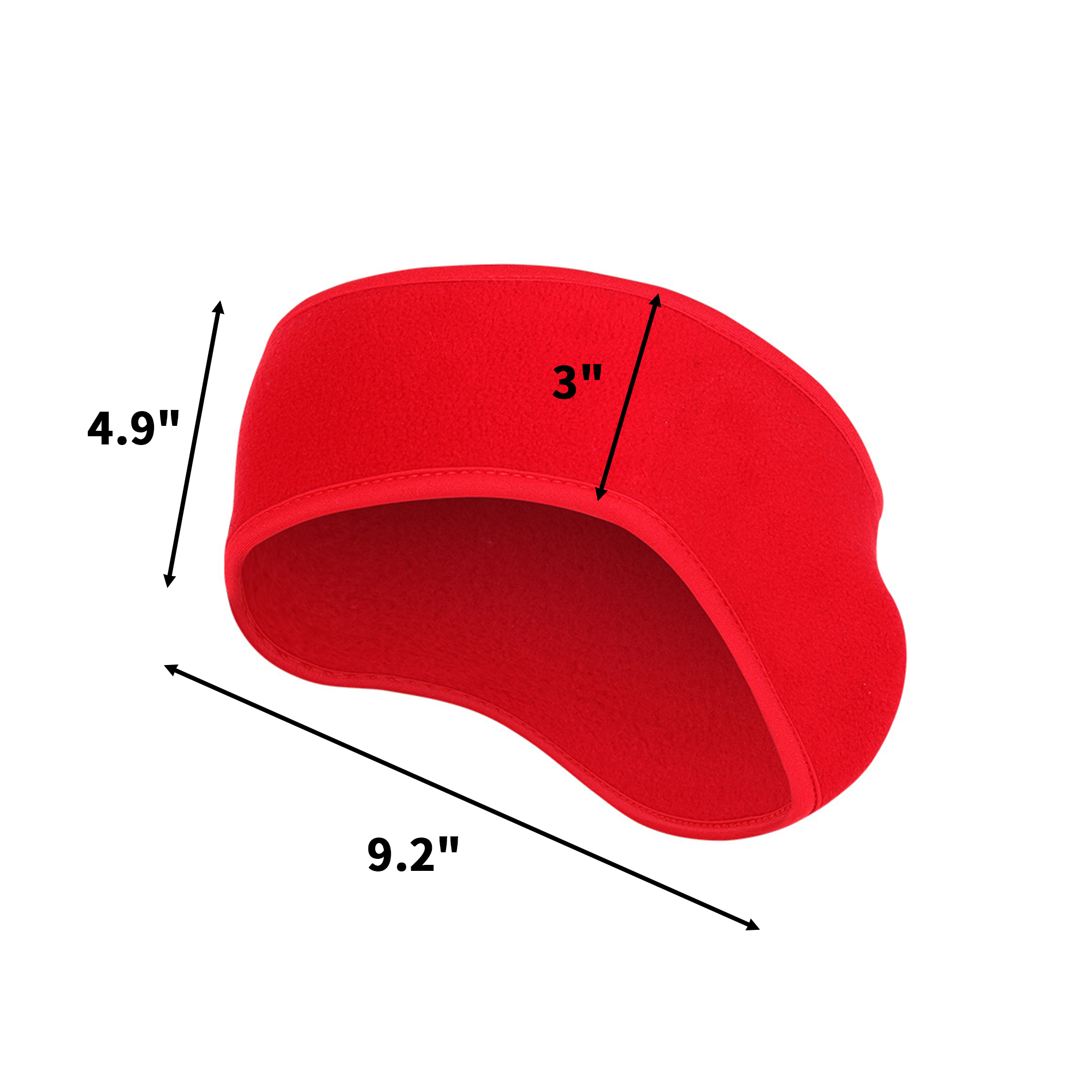 Polar Fleece Contoured Ear Warmer Headband 5