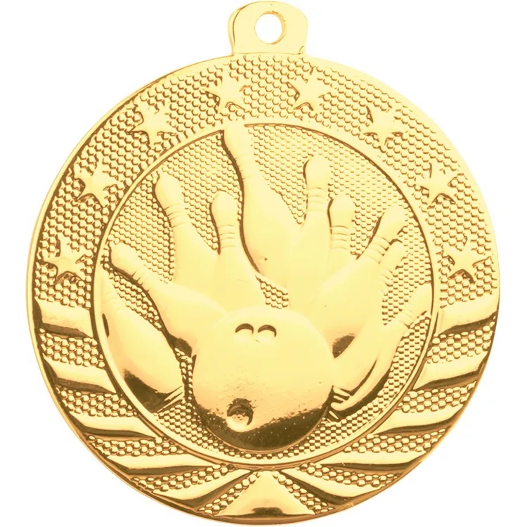 2" Starbrite Bowling Medal 2