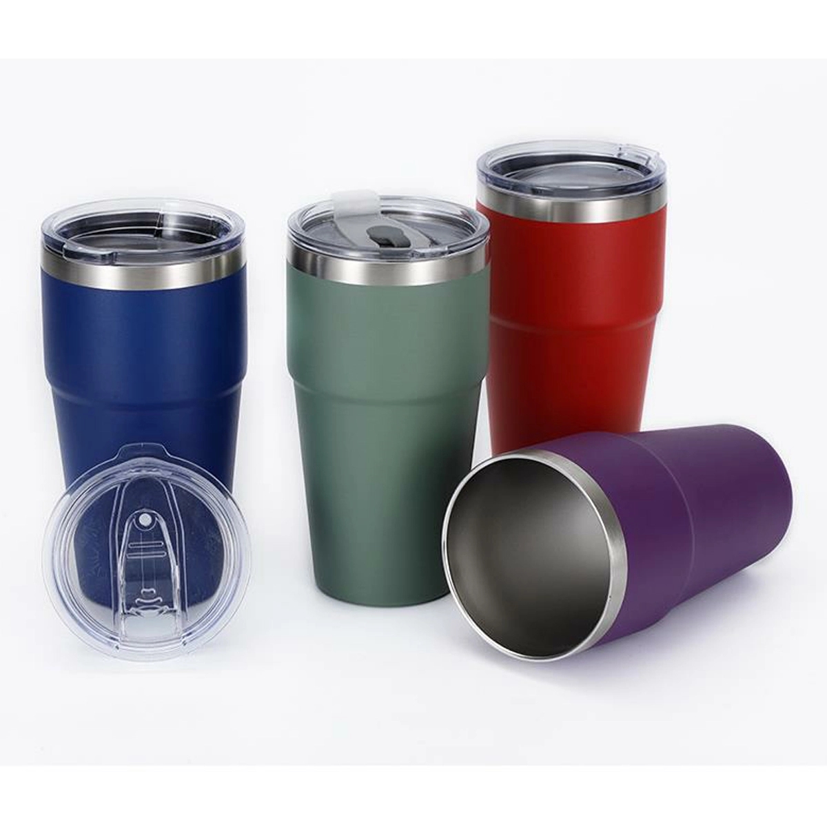 20 oz Tumbler, Stainless Steel, Vacuum Insulated with Lid 2
