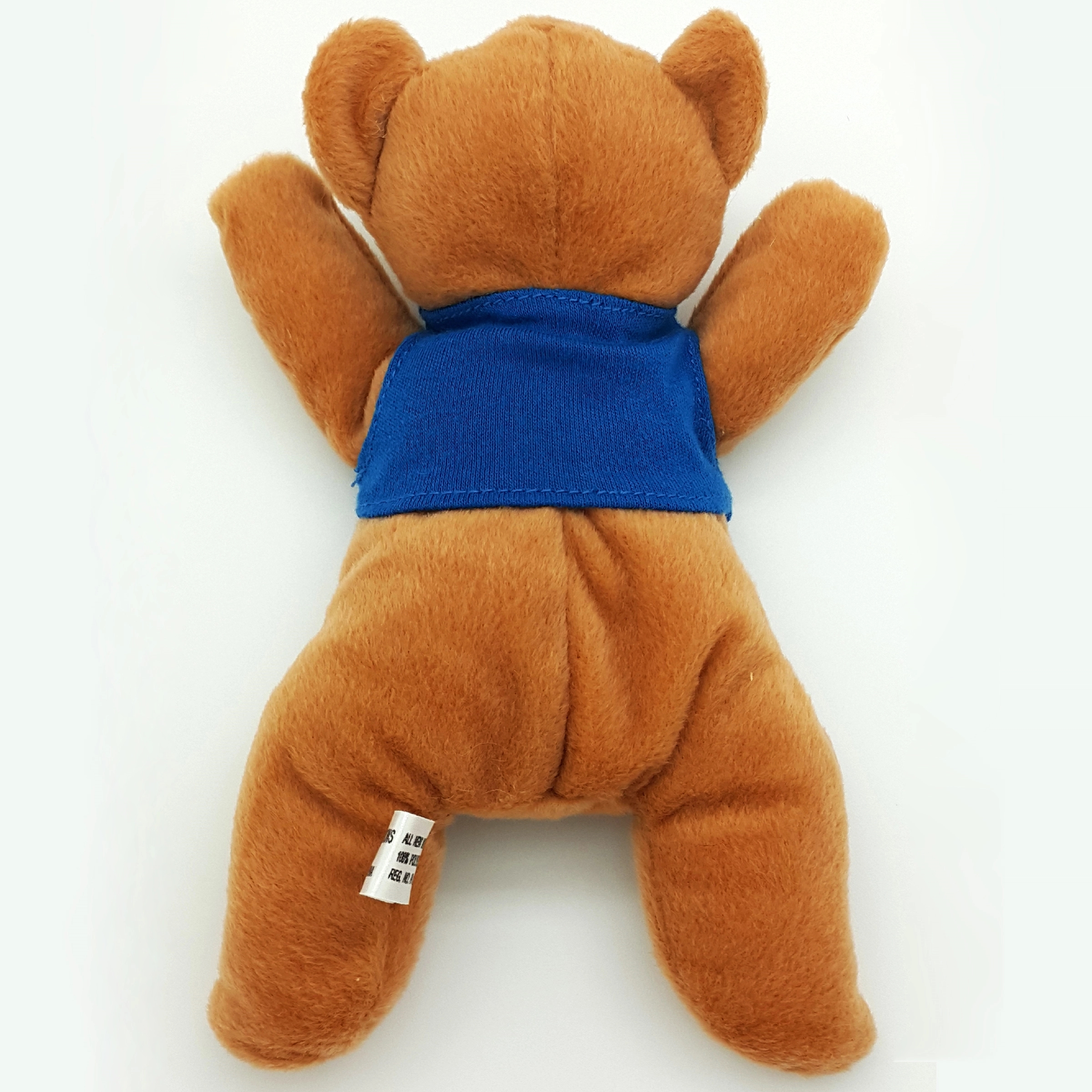 8" Laying Down Beanie Brown Bear 18