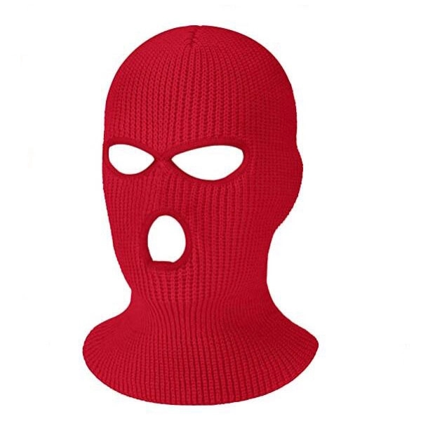 3-Hole Balaclava Knitted Full Face Ski Cover Mask 3