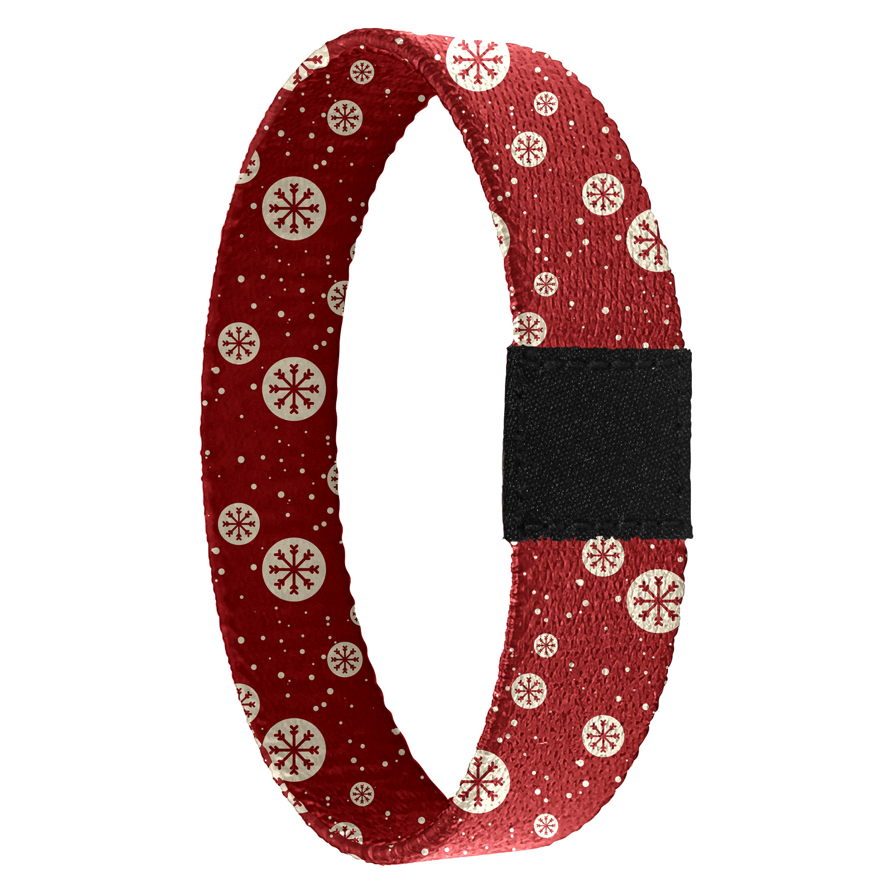 Completely Custom 5/8'' Sublimation Elastic Polyester Wristband With Woven Label 5