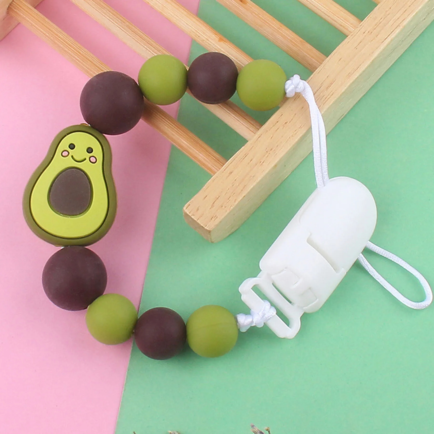 Cartoon Fruit Pacifier Chain 1
