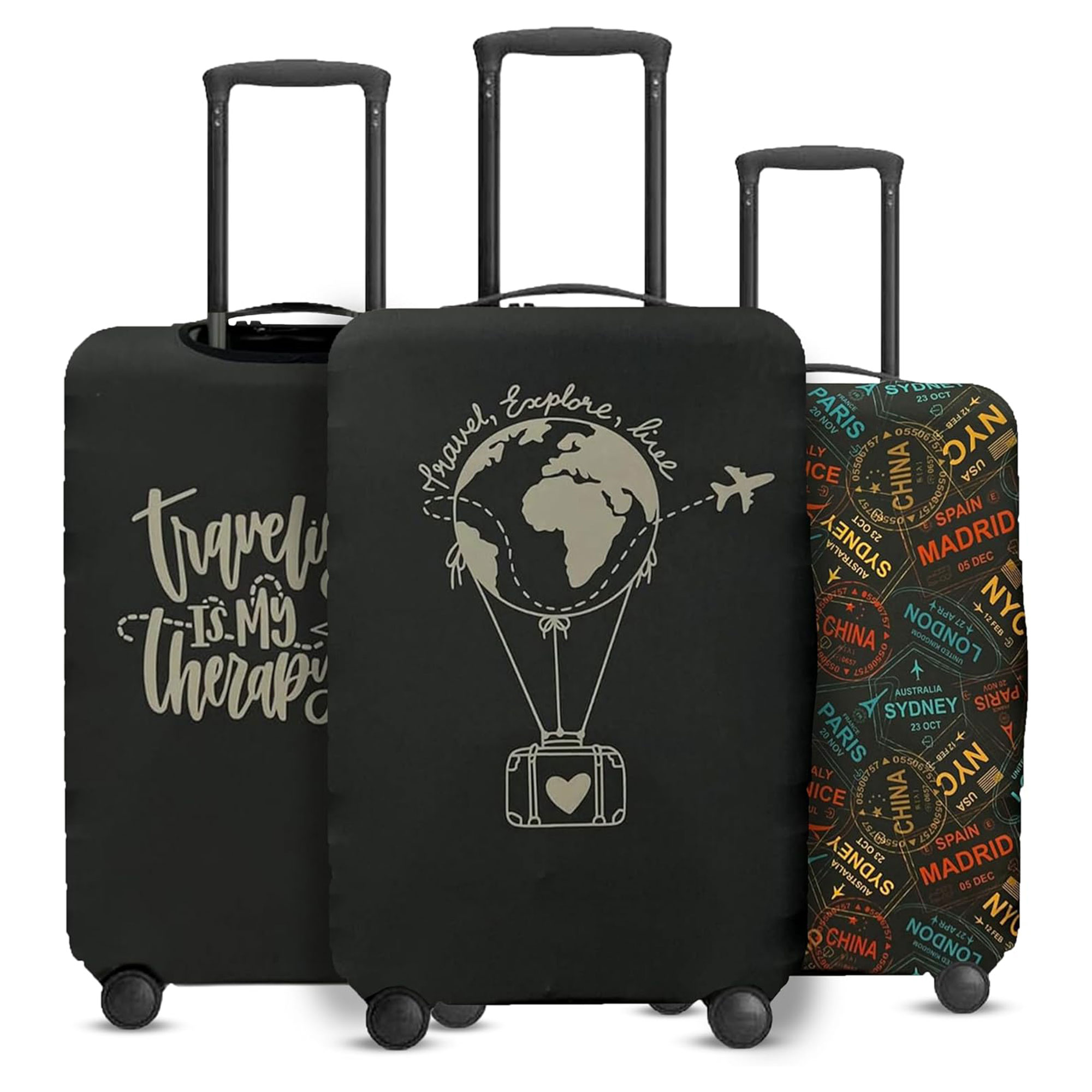 Customized Elastic Suitcase Protector 2