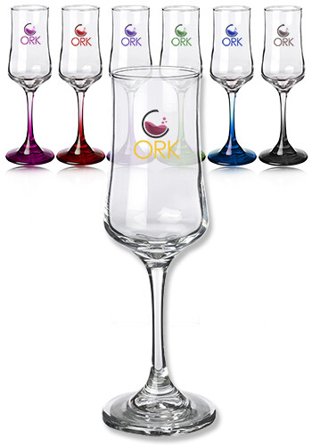 6 oz Rose Bud Champagne Glasses