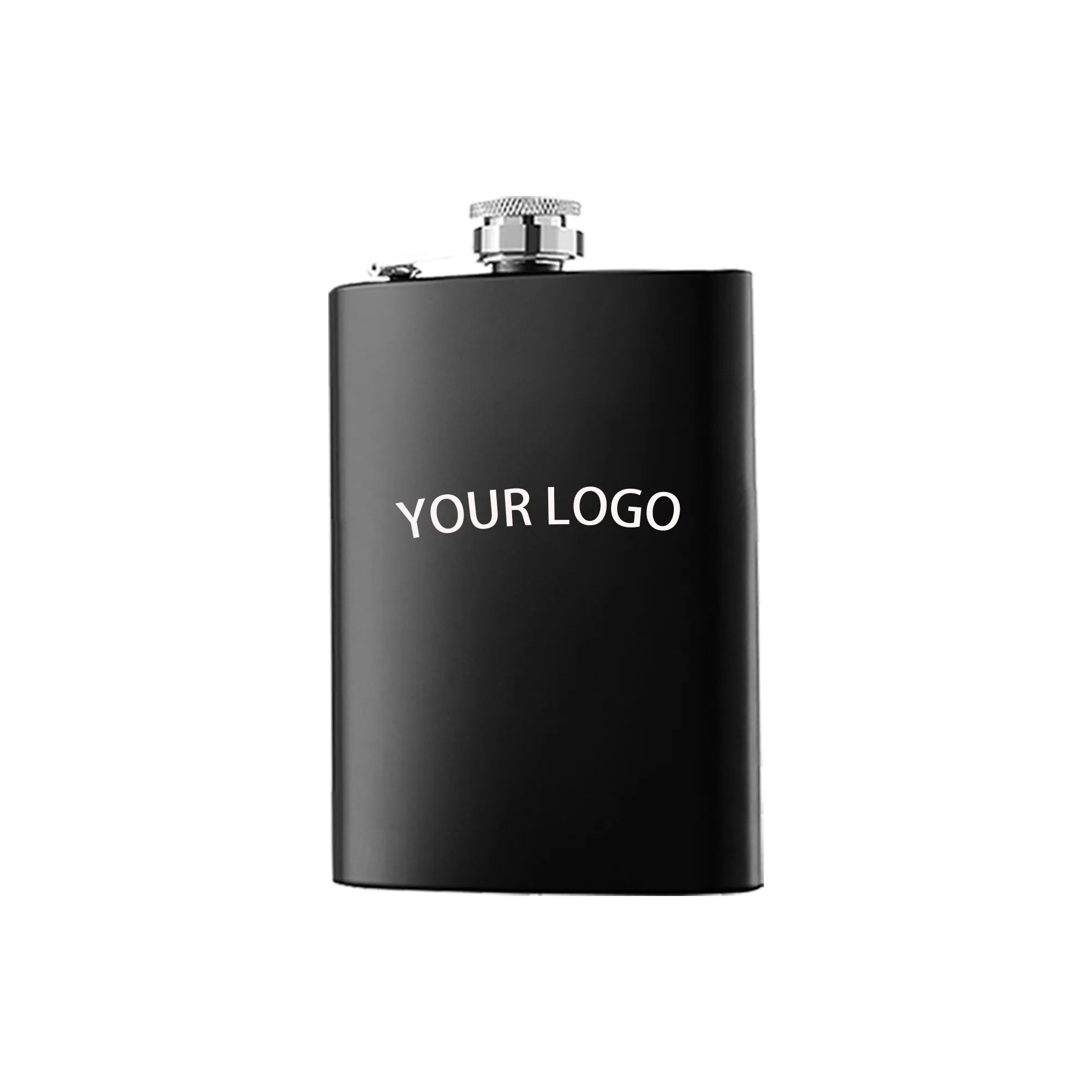 U-Shaped Stainless Steel Flask Flagon 8 Oz 1