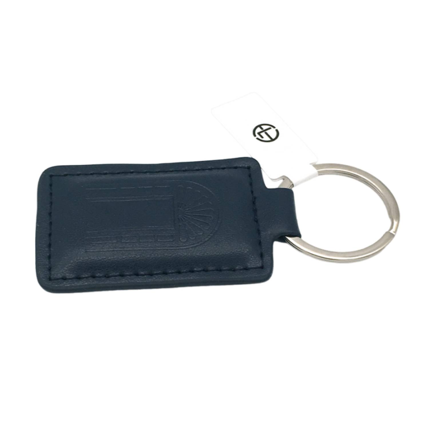 PU Leather Rectangular Keychain 4
