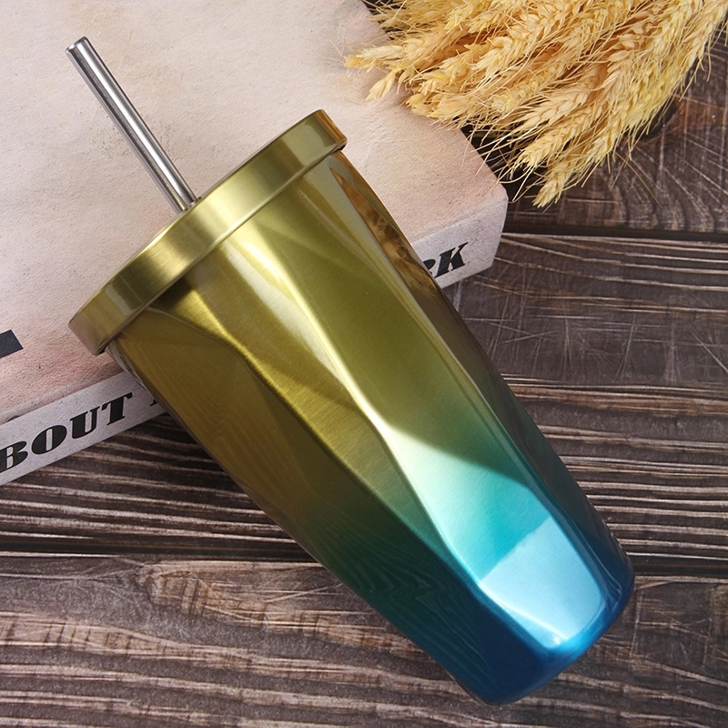 16oz Travel Mug Tumbler with Lid and Straw 7