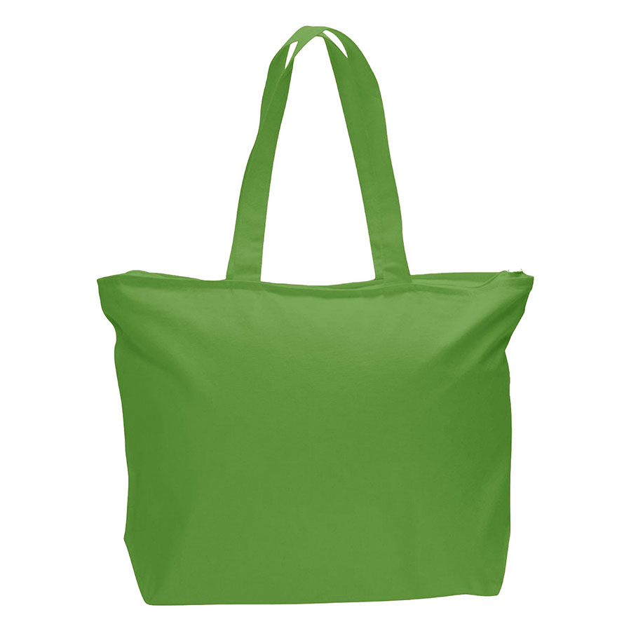 12 oz Cotton Canvas Large Tote Bag - 23"W x 17"H x 6"D x 5
