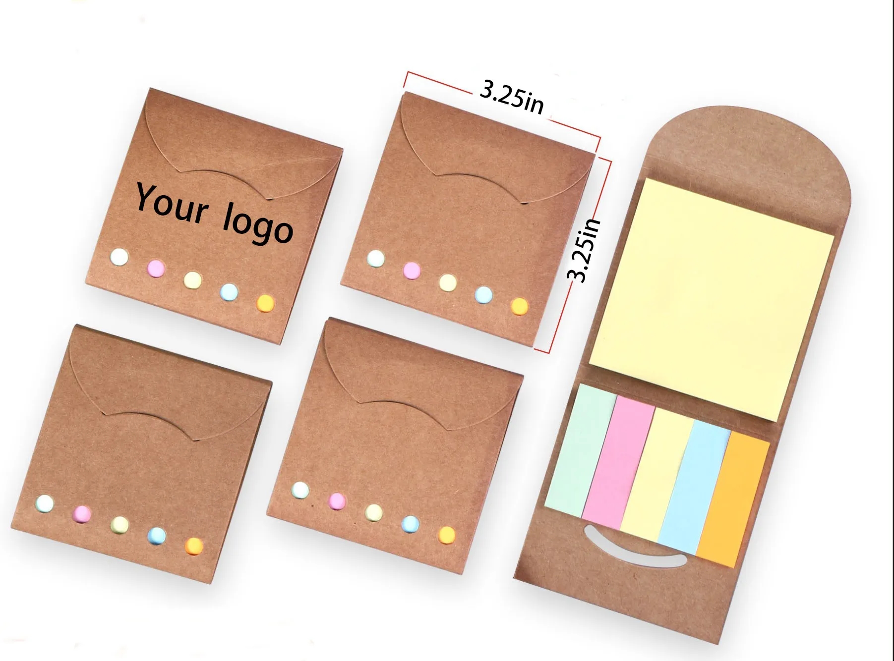Kraft paper colorful sticky note 1