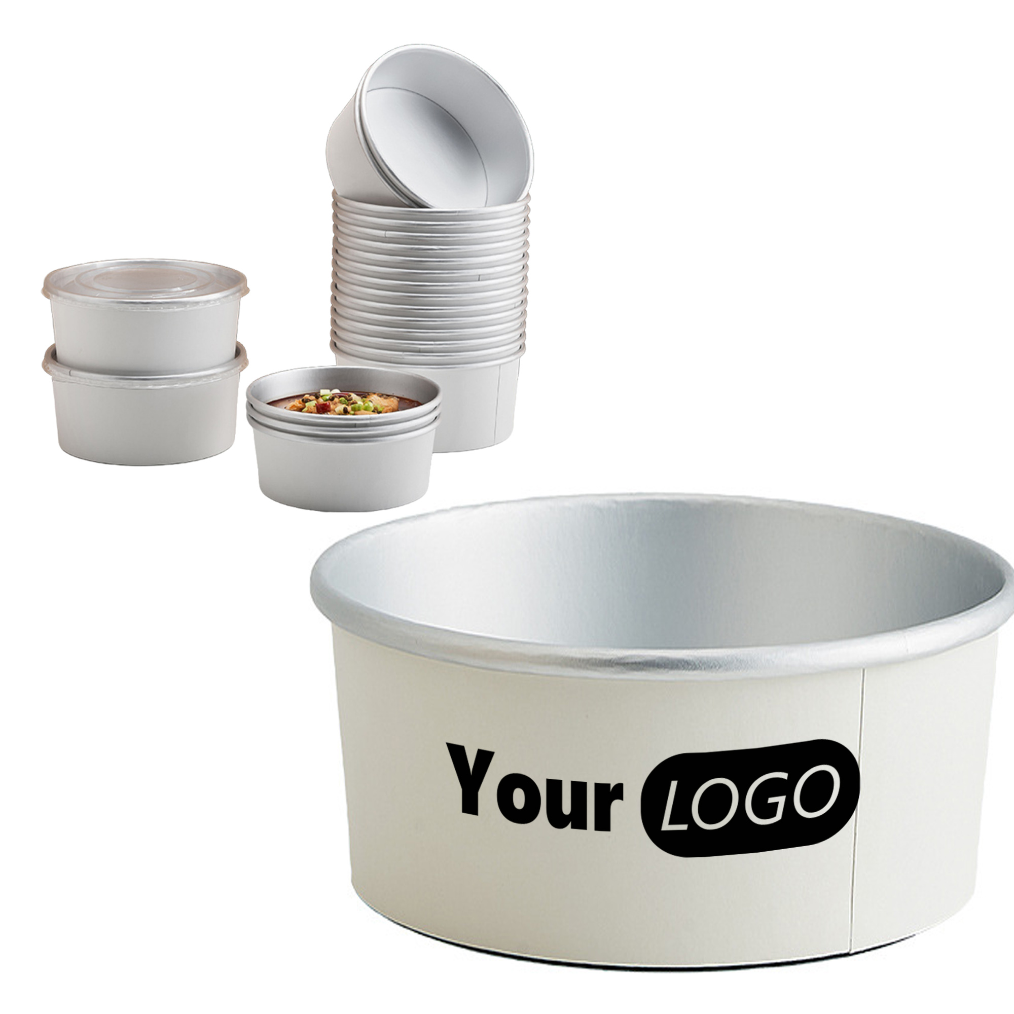 1000 Milliliters of Aluminum Foil Paper Bowls for Food Use 7