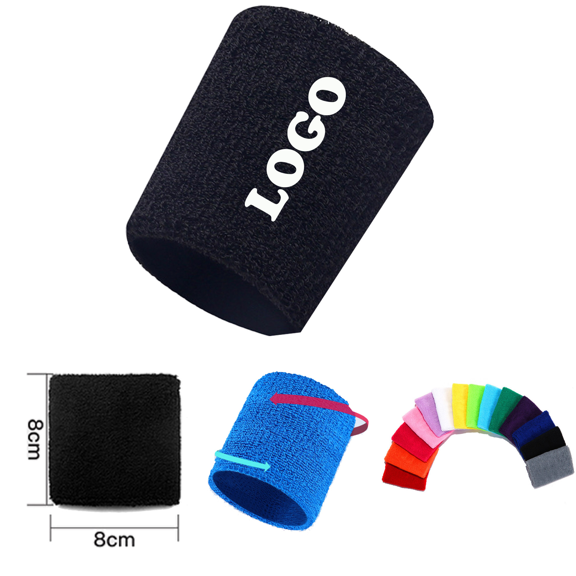 MOQ 10 pcs Promotional Sports Wrist Guard 6