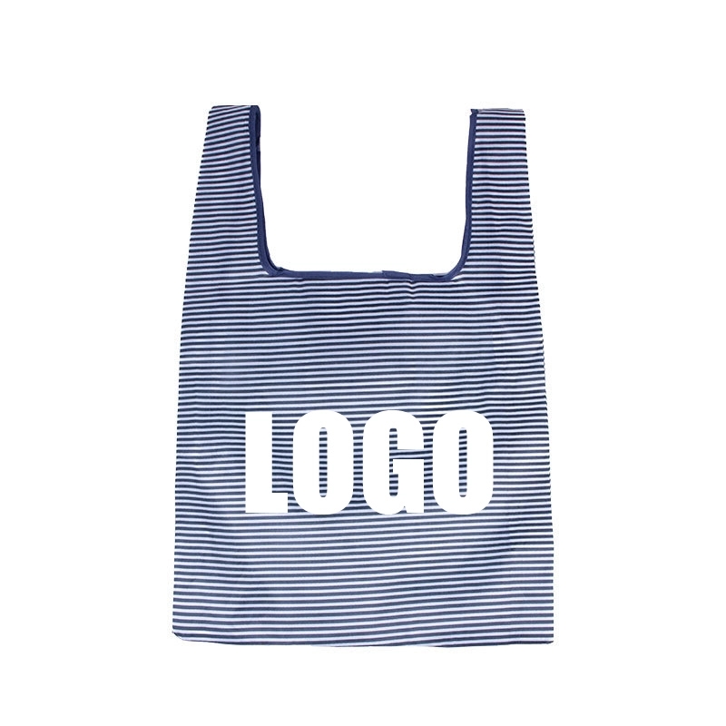 Polyester Folding Grocery Tote, custom tote bag with logo imprint 6