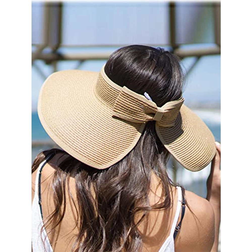 Foldable Cool Straw Hat With Large Brim 27