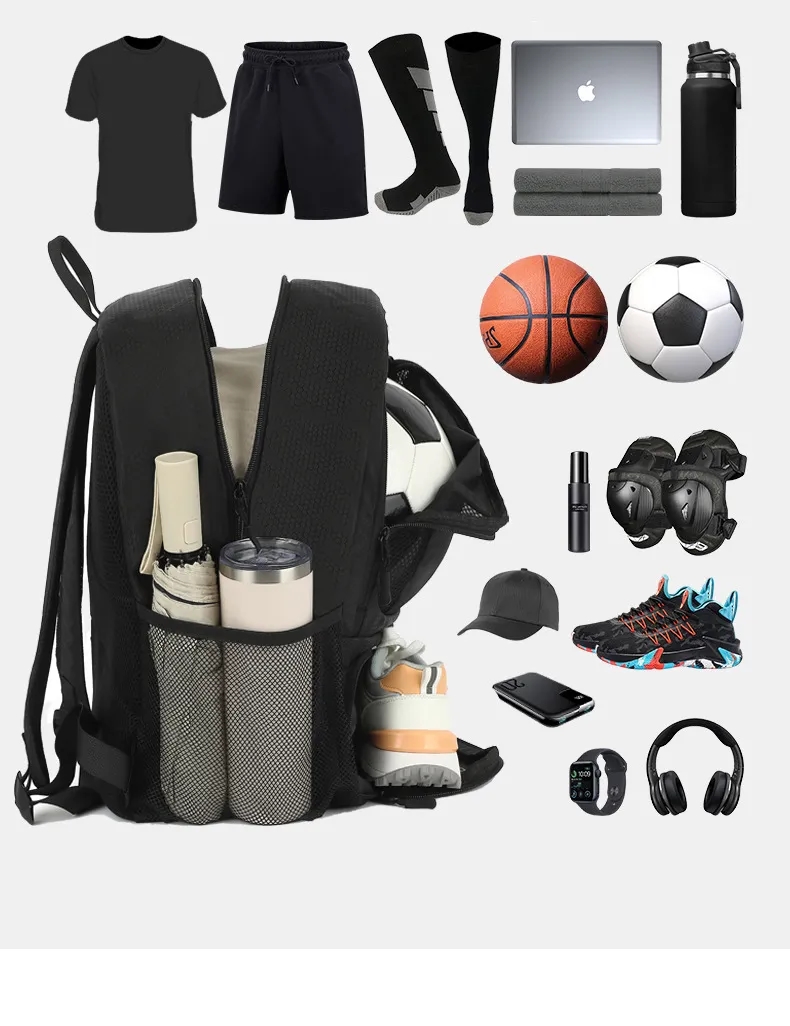 Soccer Bag with Ball Holder 6