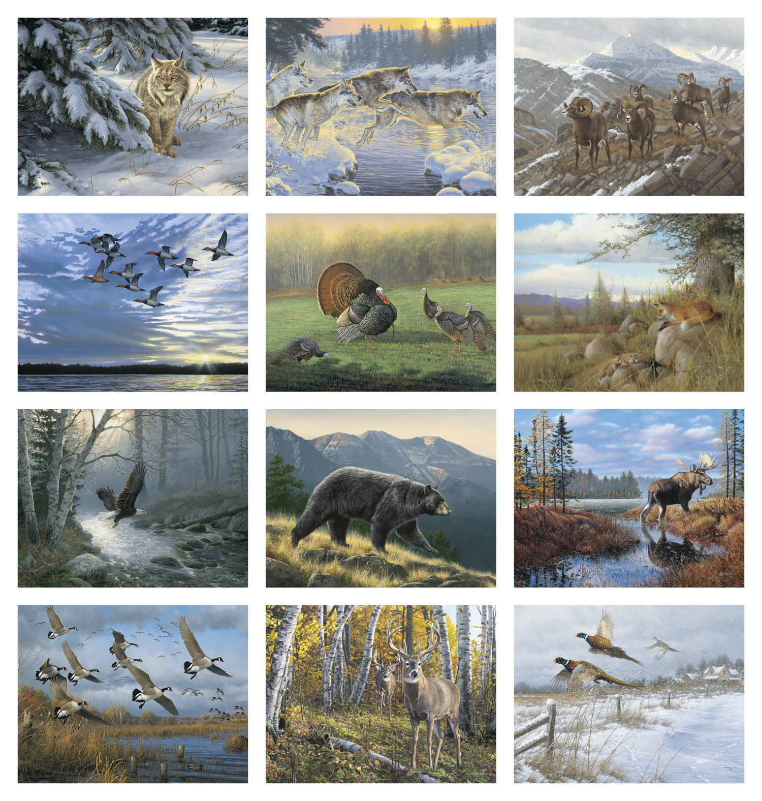 HotLine® Products Wildlife Collection Appointment Calendar - Stapled 27