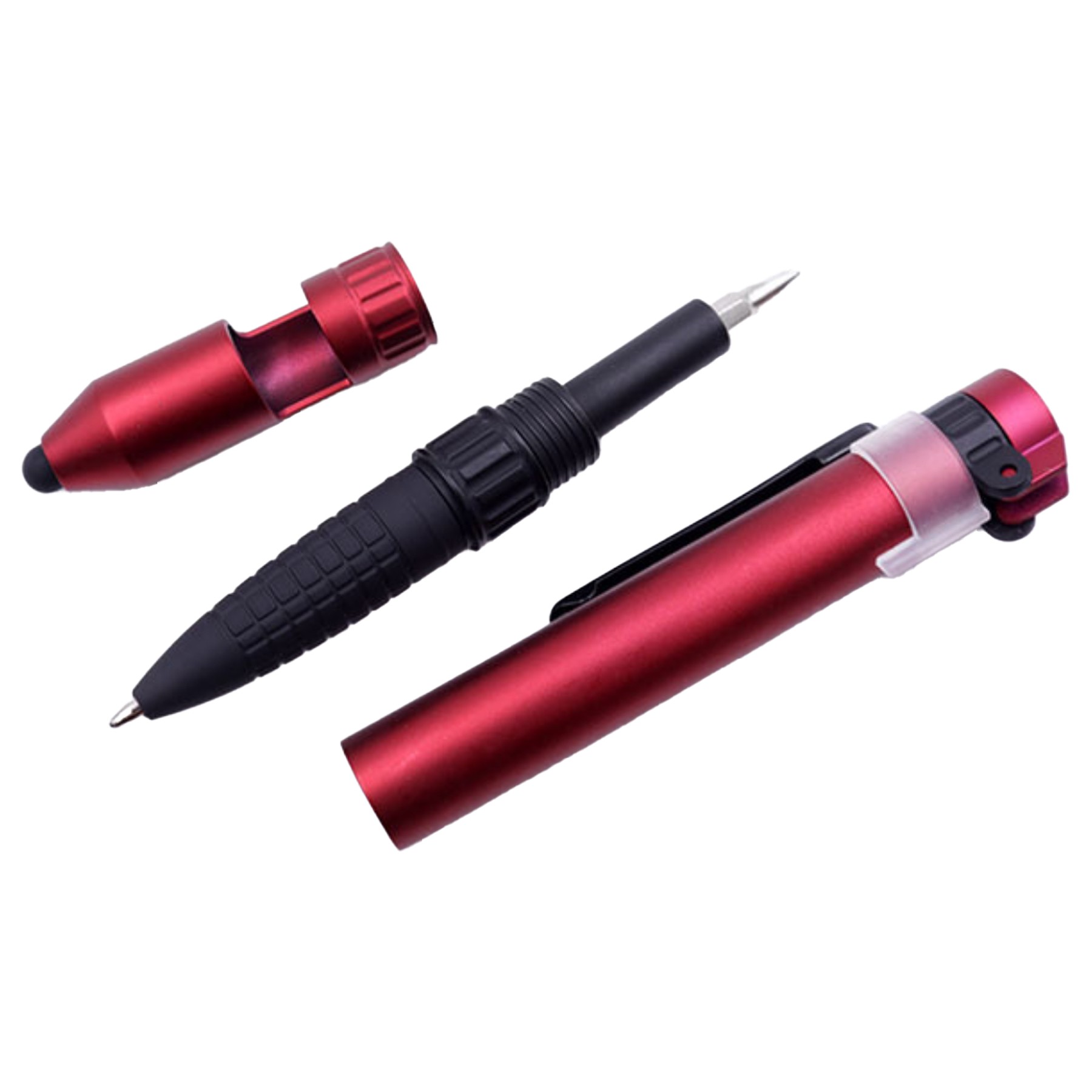 6 In 1 Screwdriver Compass Touch Cell Phone Holder Light Pen 4