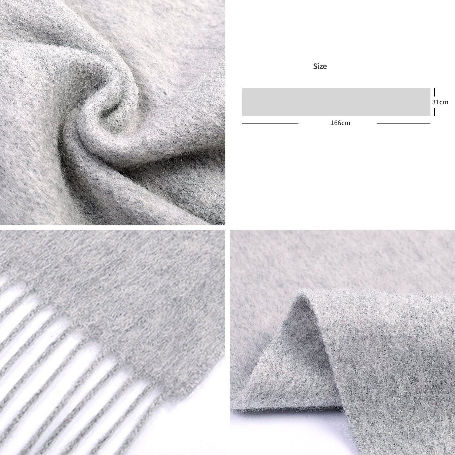 Women'S Scarves Long Shawl Winter Thick Warm 2