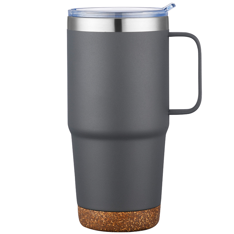 24oz. Travel Mug with Cork Bottom & Lid 21