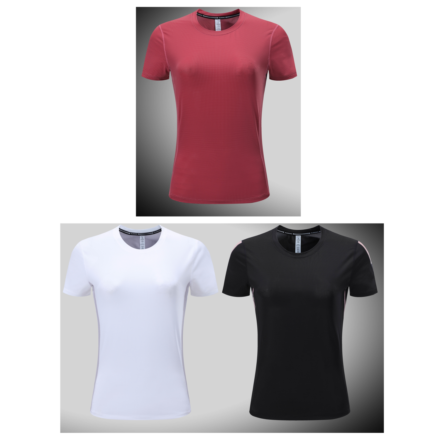 Women's Running Short Sleeve T-Shirt - Stock Style 2 1
