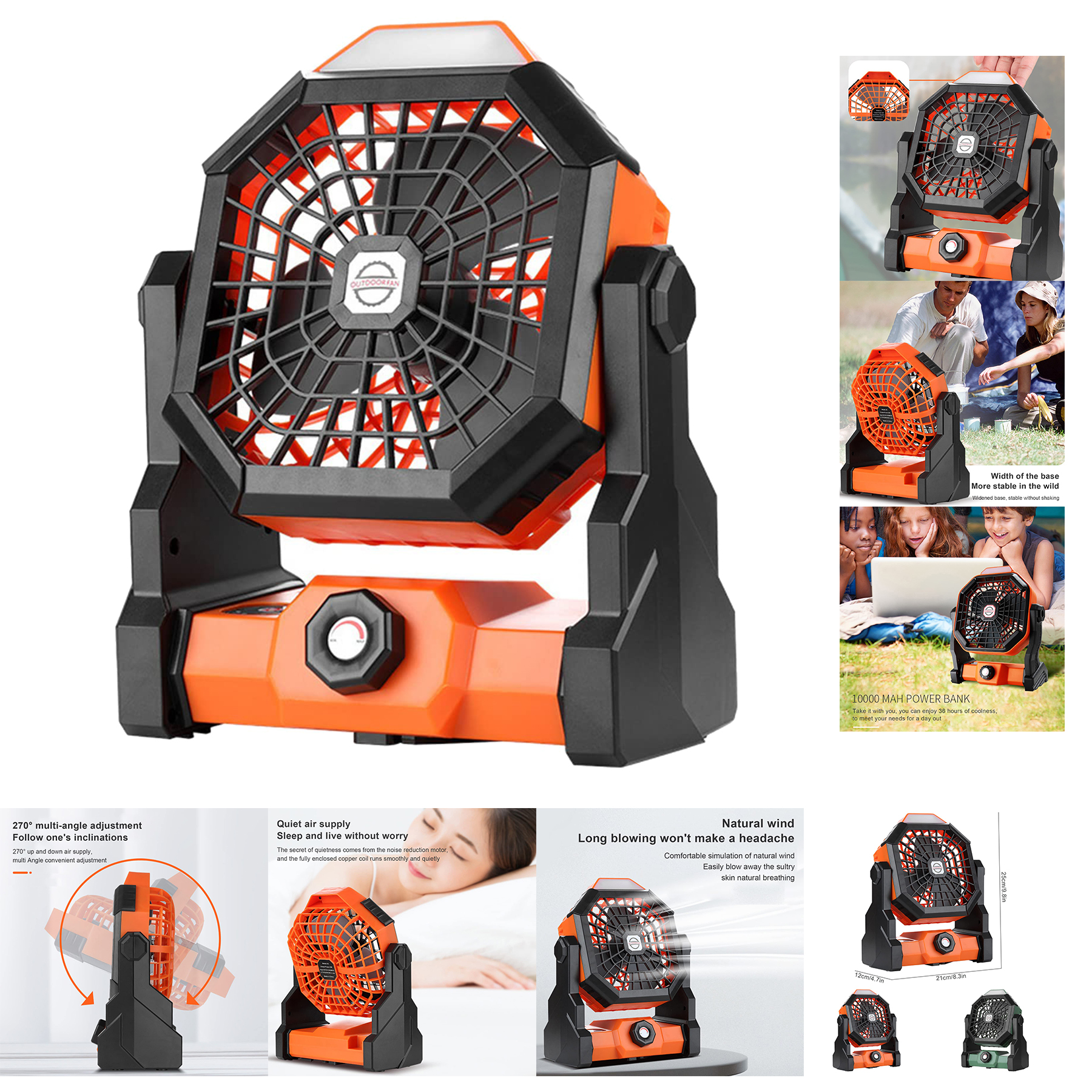 Rechargeable Fan Portable
