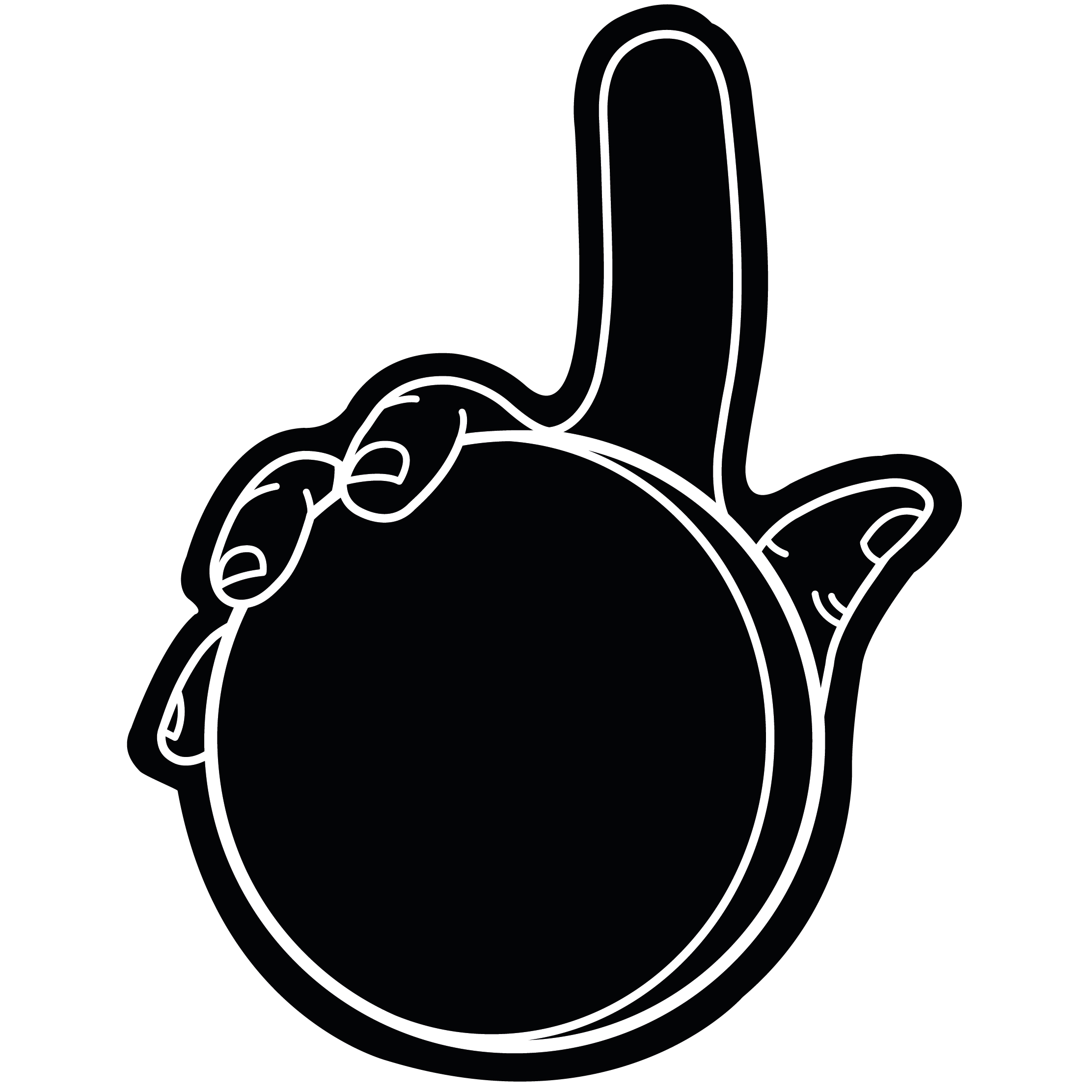 Foam Hockey Puck Hand 6