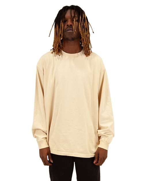 Unisex Max Heavyweight Garment-Dyed Long Sleeve T-Shirt - SHGDLS 1