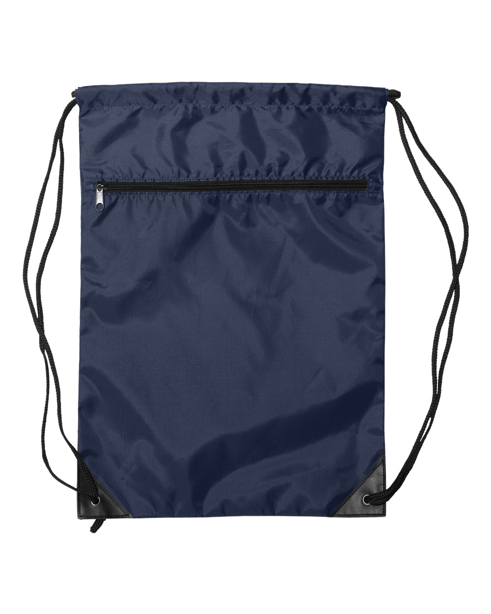 Zippered Drawstring Backpack - 8888 21
