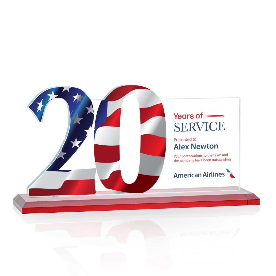 Hazelton VividPrint™ Award - Red