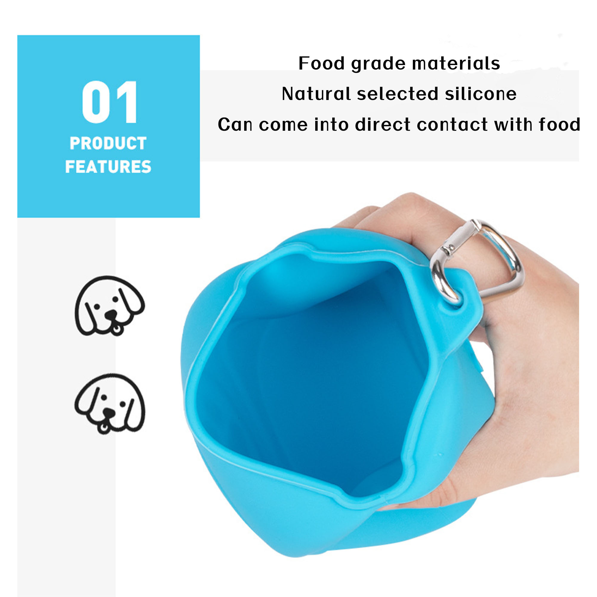 Silicone Training Pet Snack Bag 6