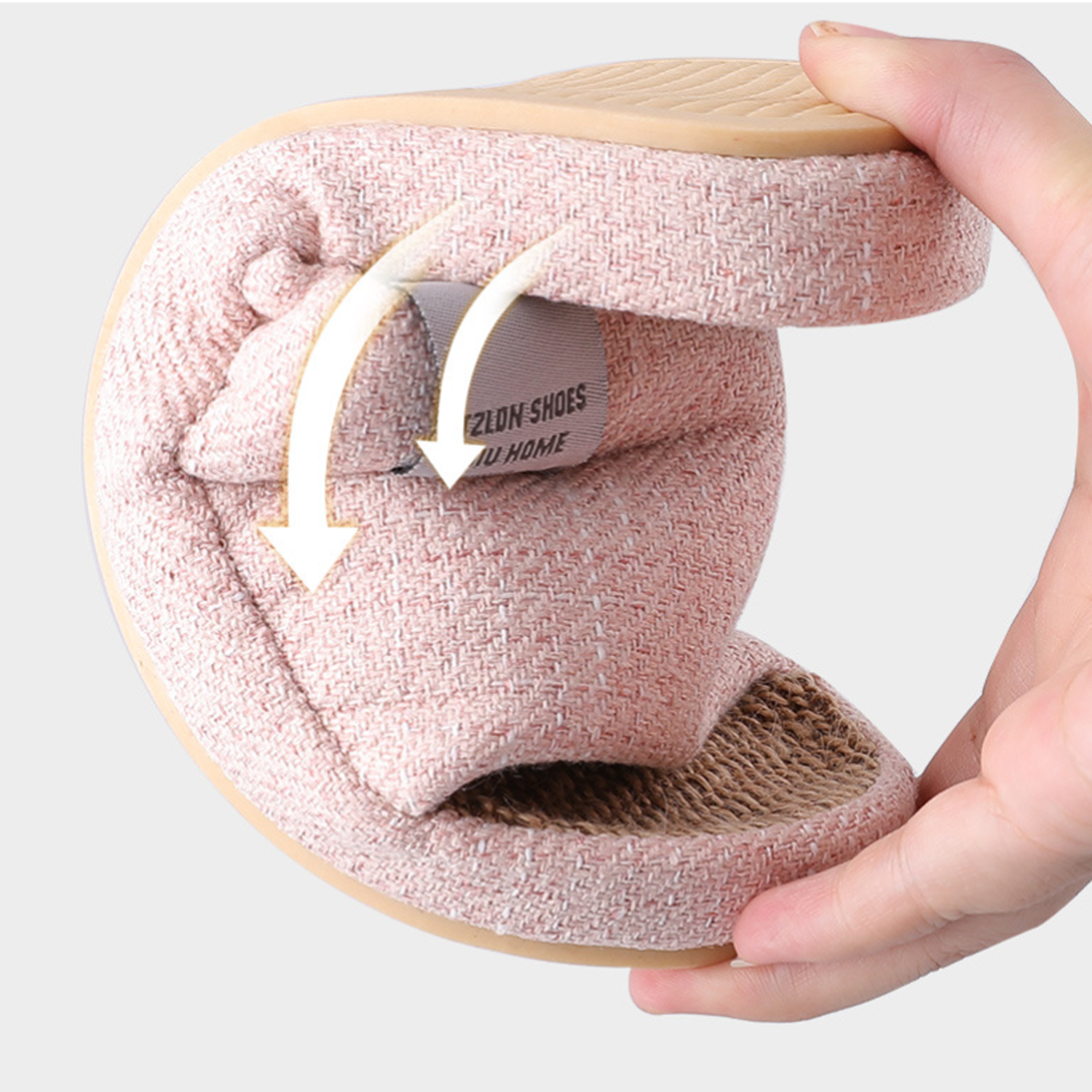 Unisex Anti-Slip Breathable Indoor Linen Slippers 10