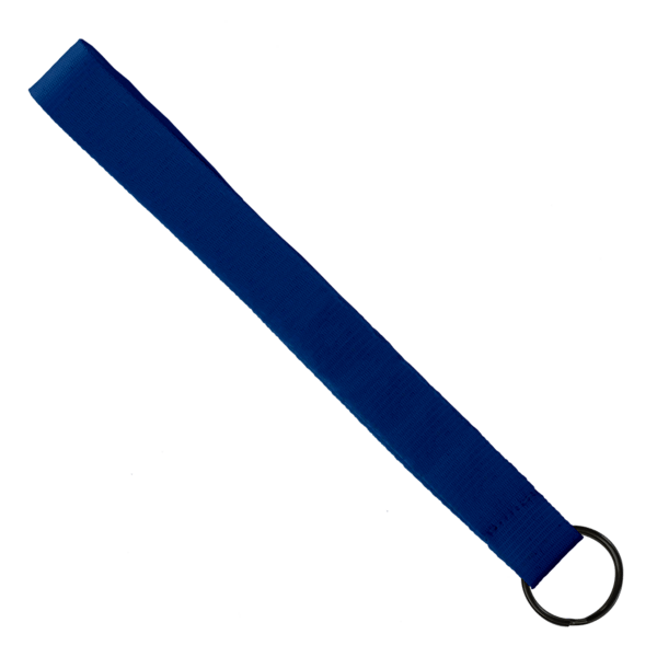 3/4" Sewn Polyester wrist Keychain with Metal Split-Ring 50