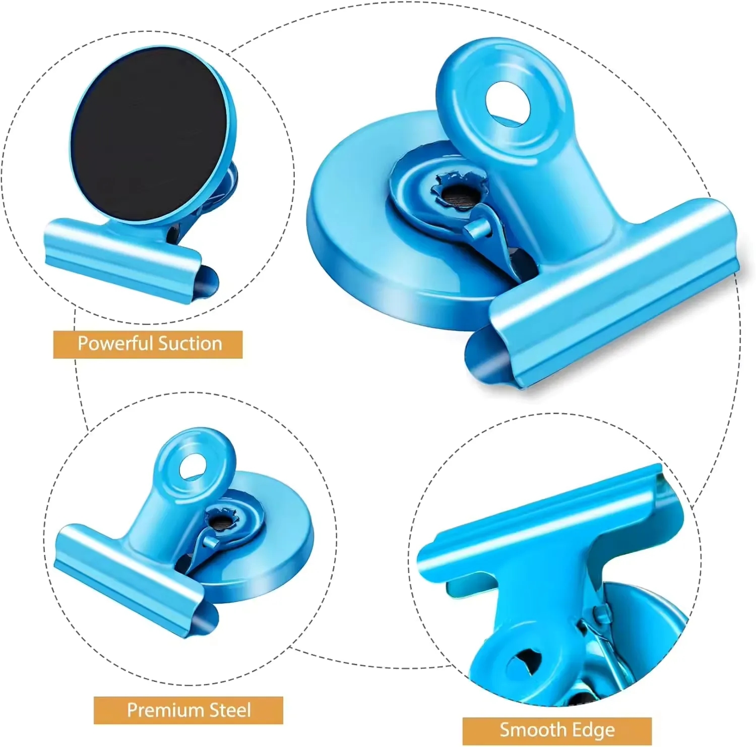 Colorful Magnetic Clips 3