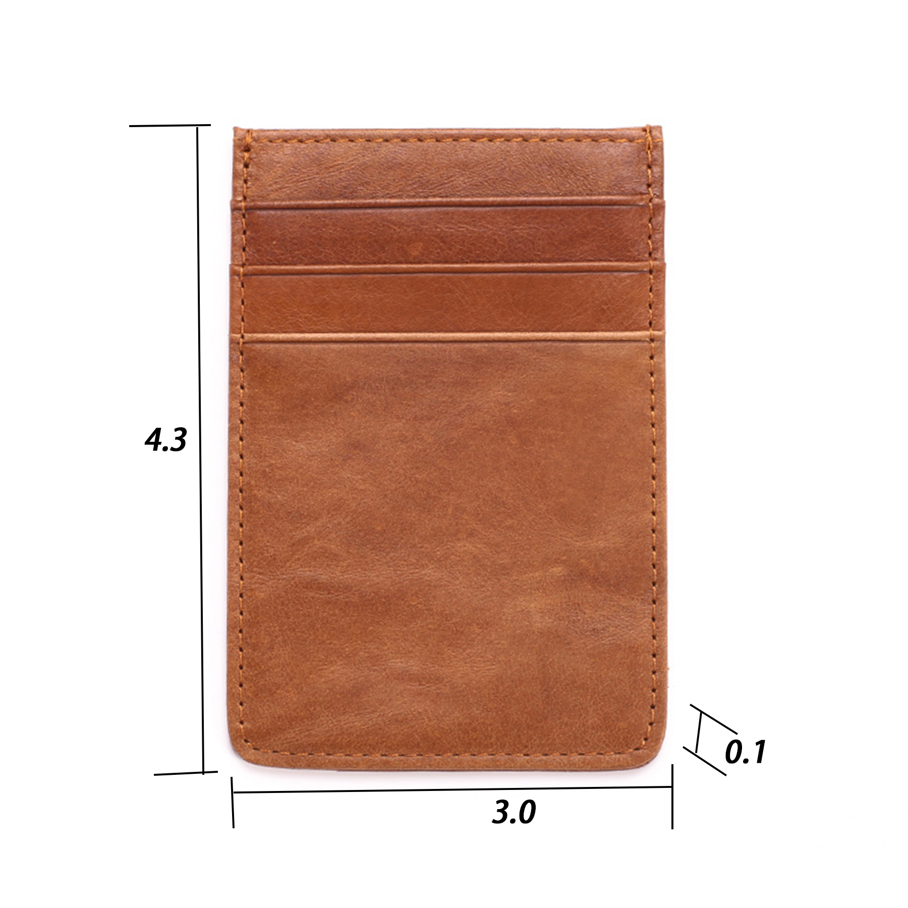 genuine Leather RFID anti-theft card bag 2