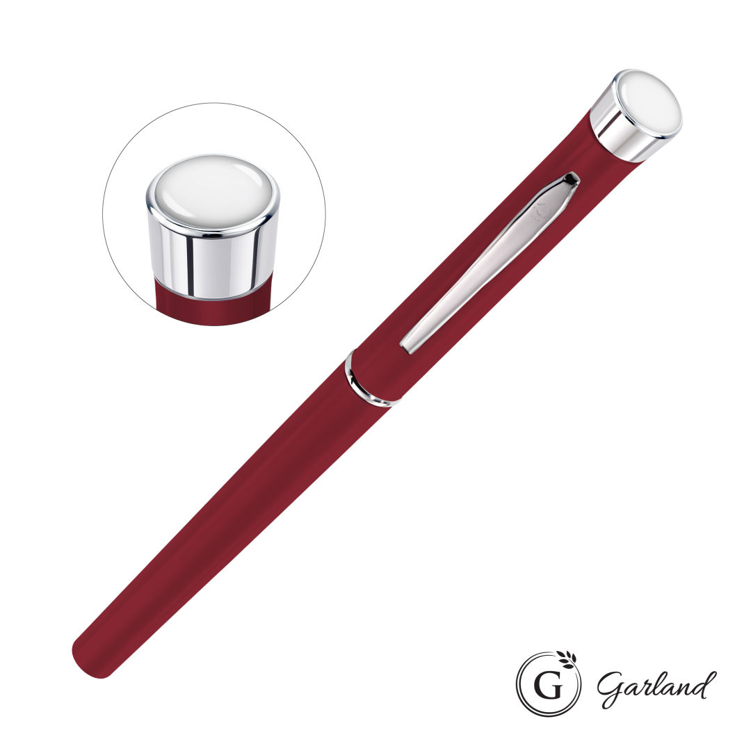 Garland® Color Matte Custom Rollerball Pen - Chrome 5