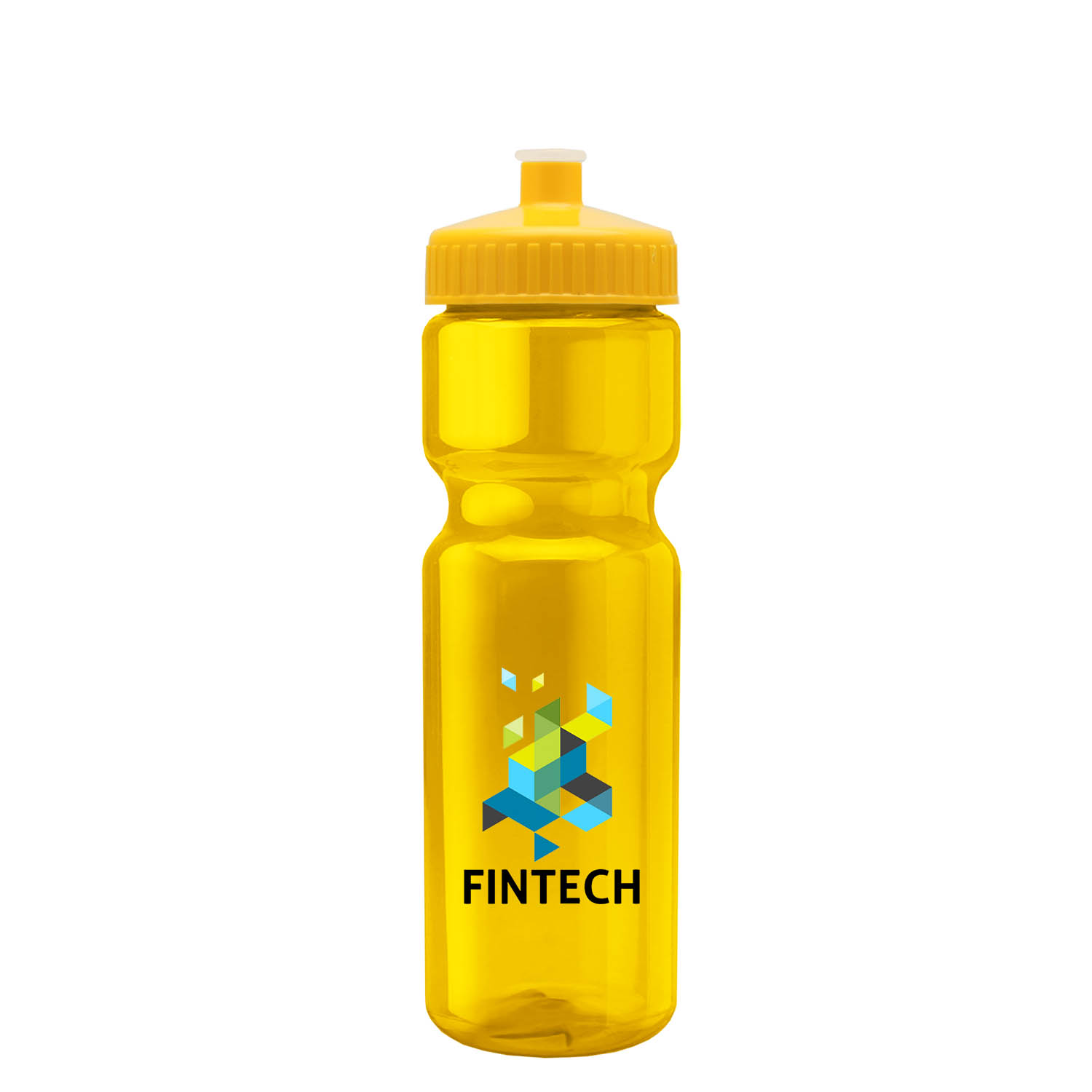 Champion - 28 oz. Transparent Bottle with Push pull and Digital Imprint 21