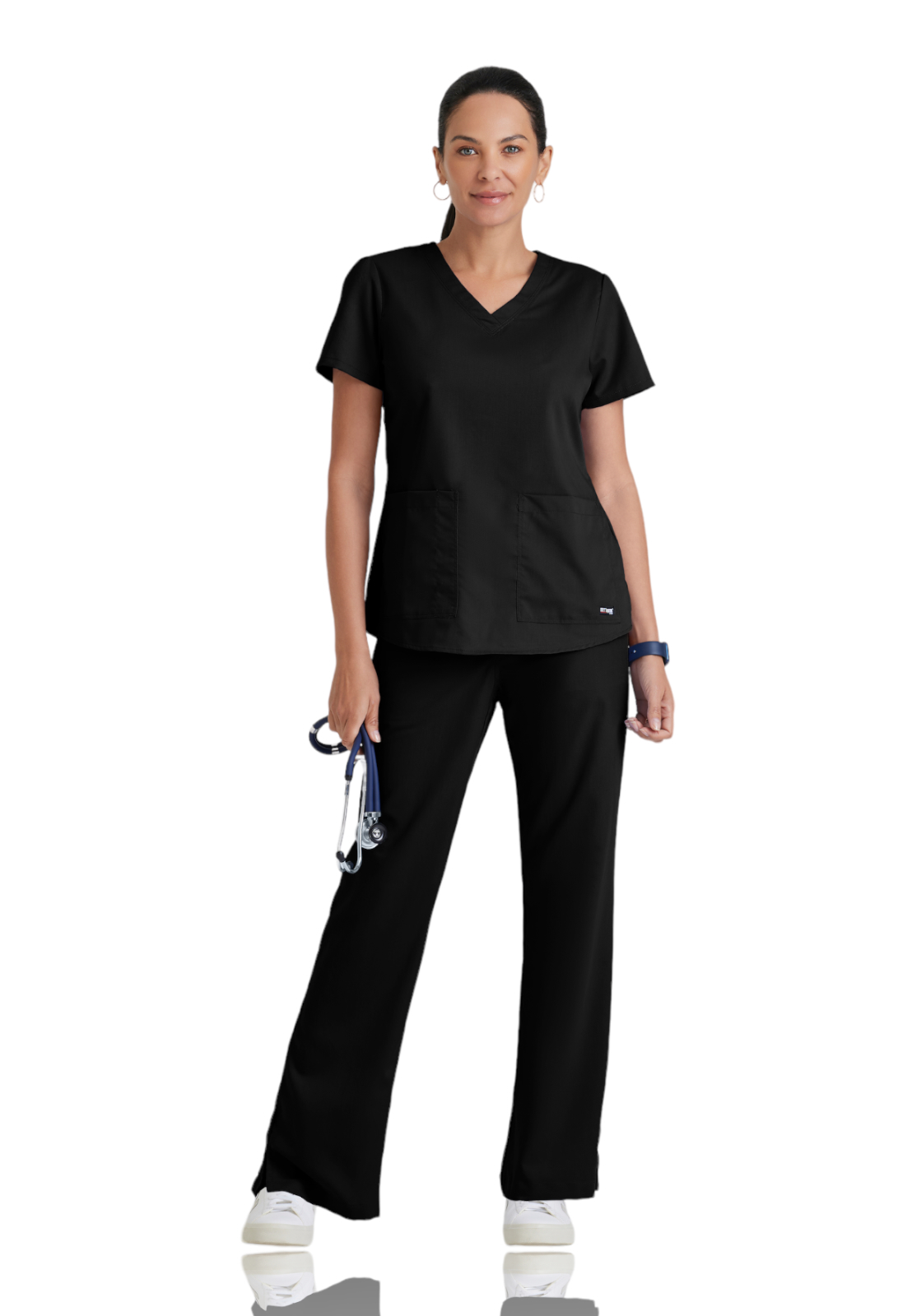 Grey's Anatomy Classic - Women's Two-Pocket V-Neck Aubrey Scrub Top 20