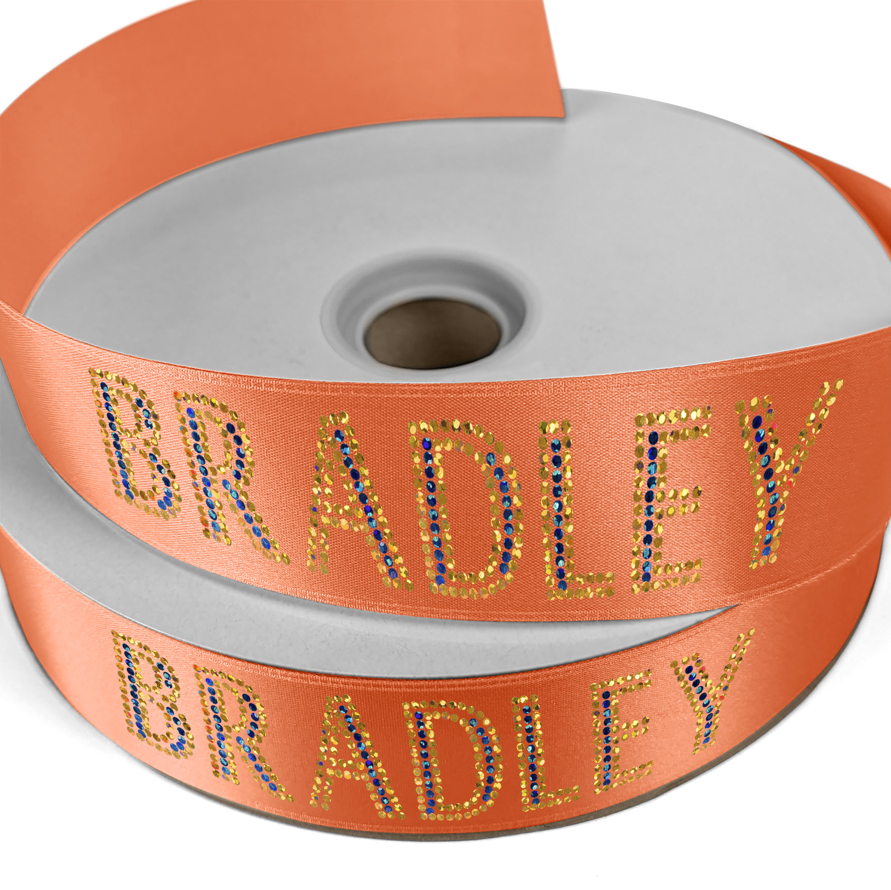 1 1/2" Badge Satin Ribbon - 100yd Roll - Sparkle 22