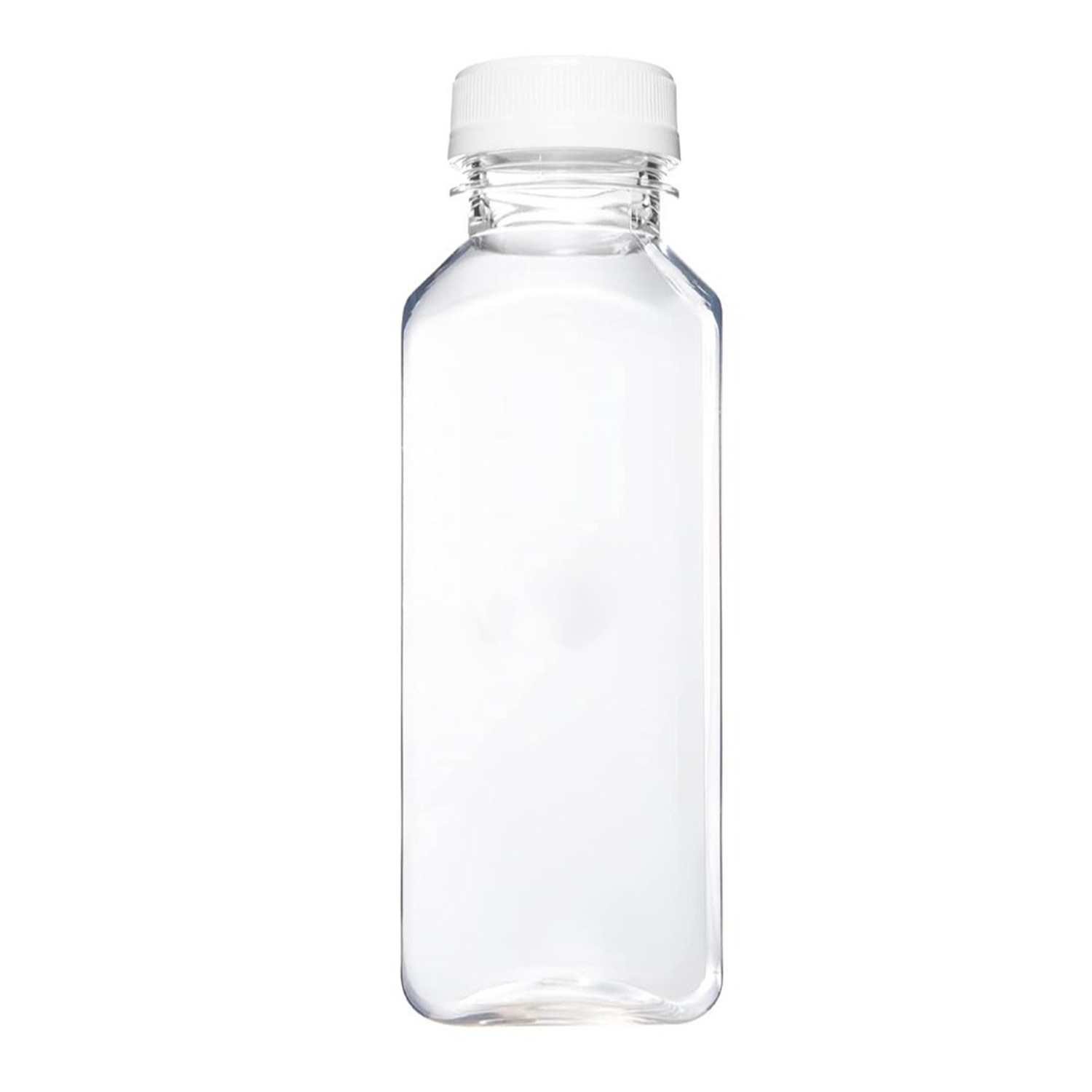 12oz Clear Plastic Beverage Bottle w/ Cap 3