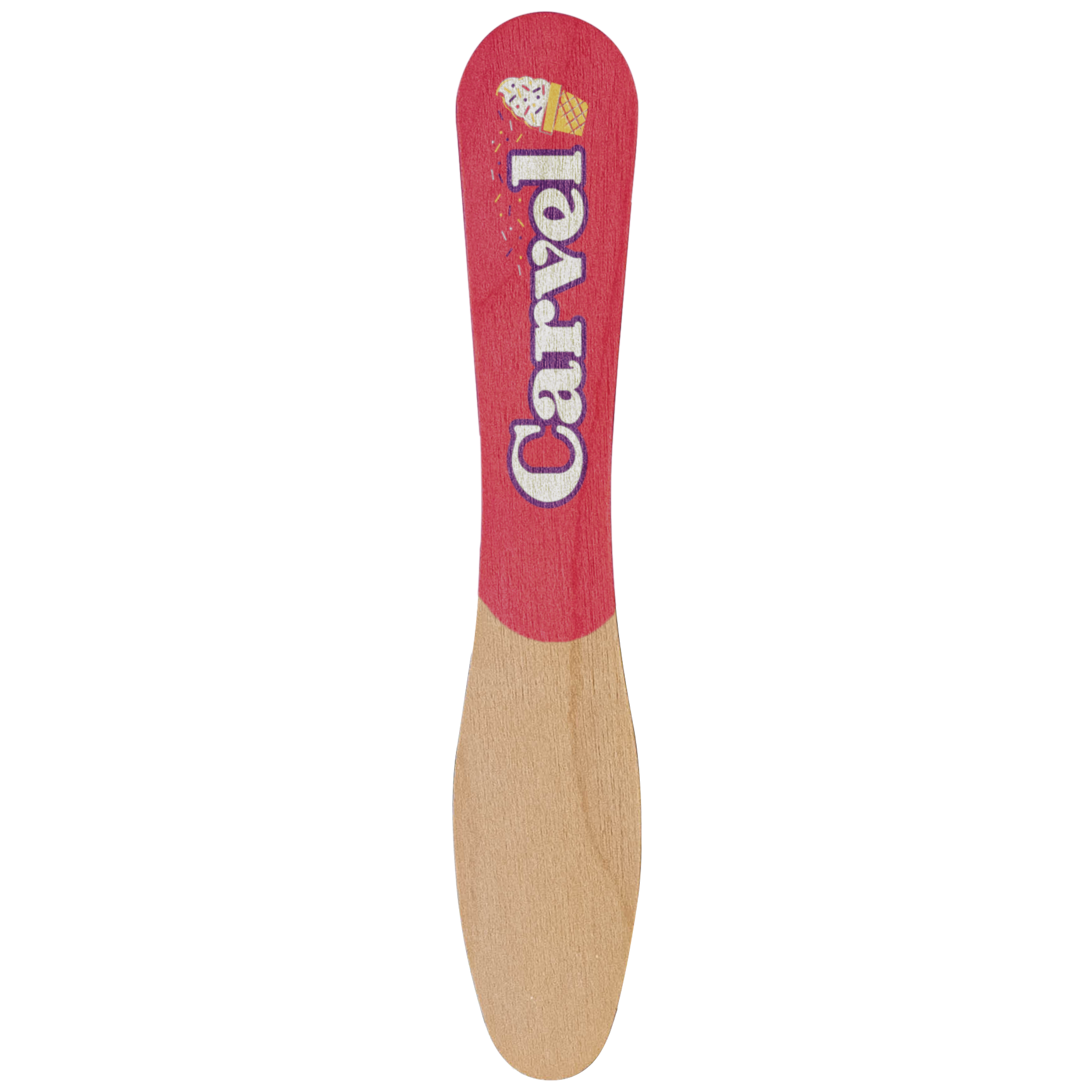 Wood Ice Cream Spoon 3.50" Digital Print 7