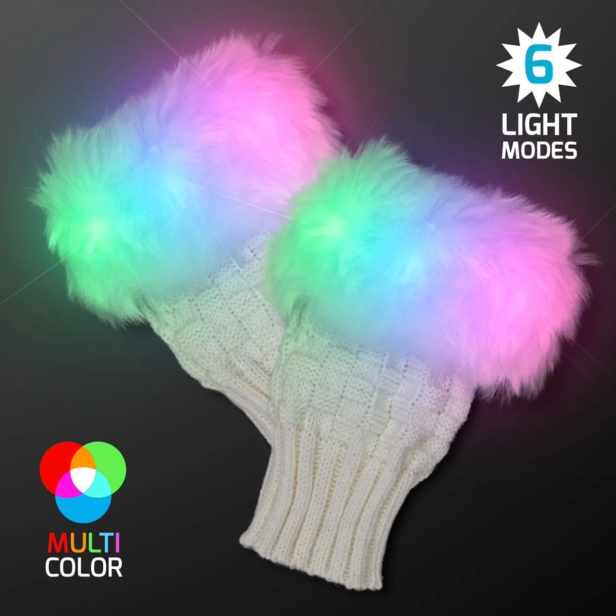 Fingerless LED Gloves 1