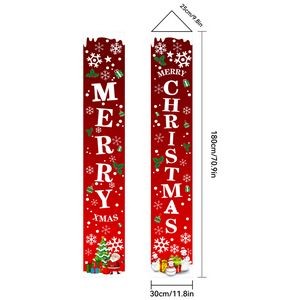 Hanging Christmas Porch Sign Banner 7