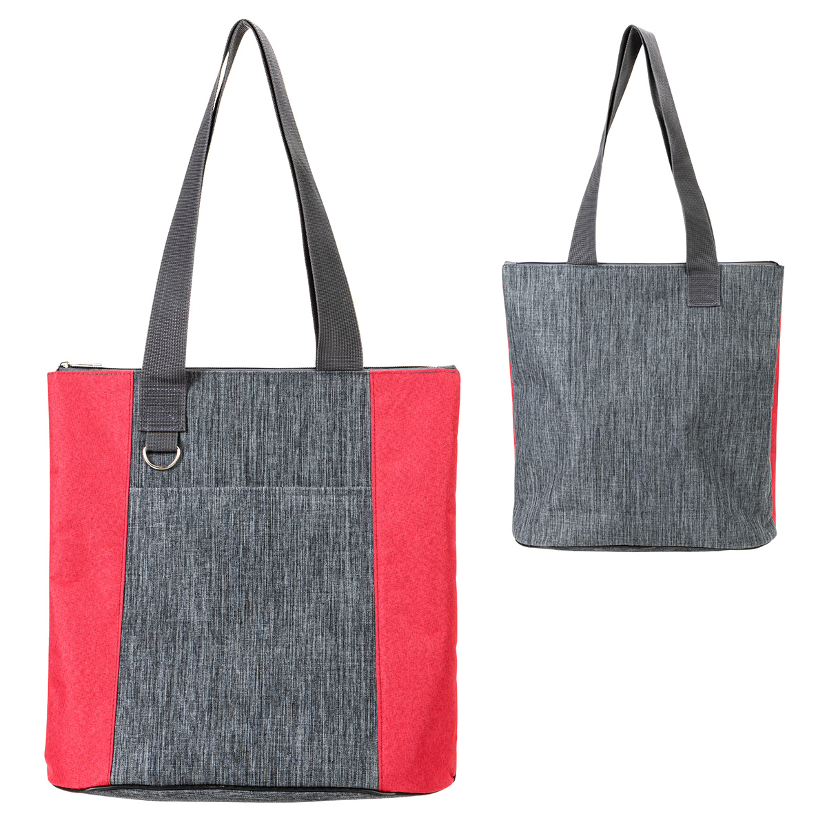 Kenmore Heathered Polyester Event Tote, custom tote bag with logo imprint 24