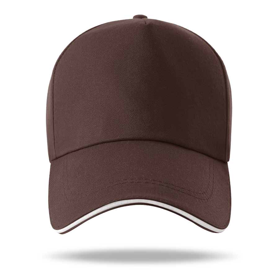 Stock Poly Cotton 5 Panel Cap, Double Buckle Back Fastener 30
