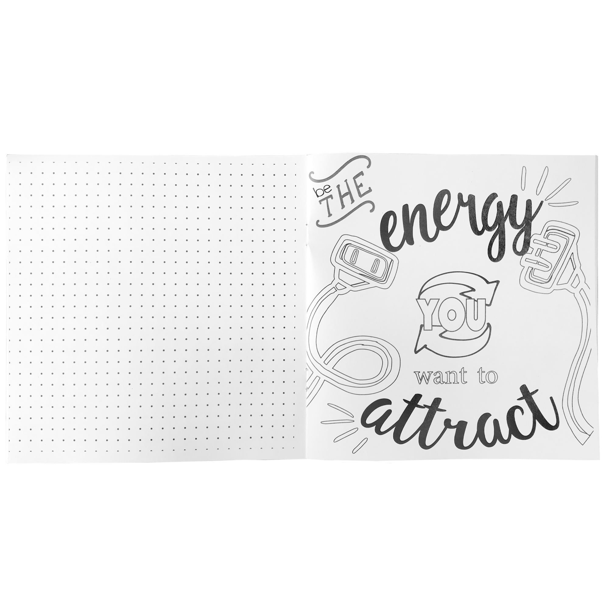 Inspirational Coloring Book & 8 Color Pencil Set 6