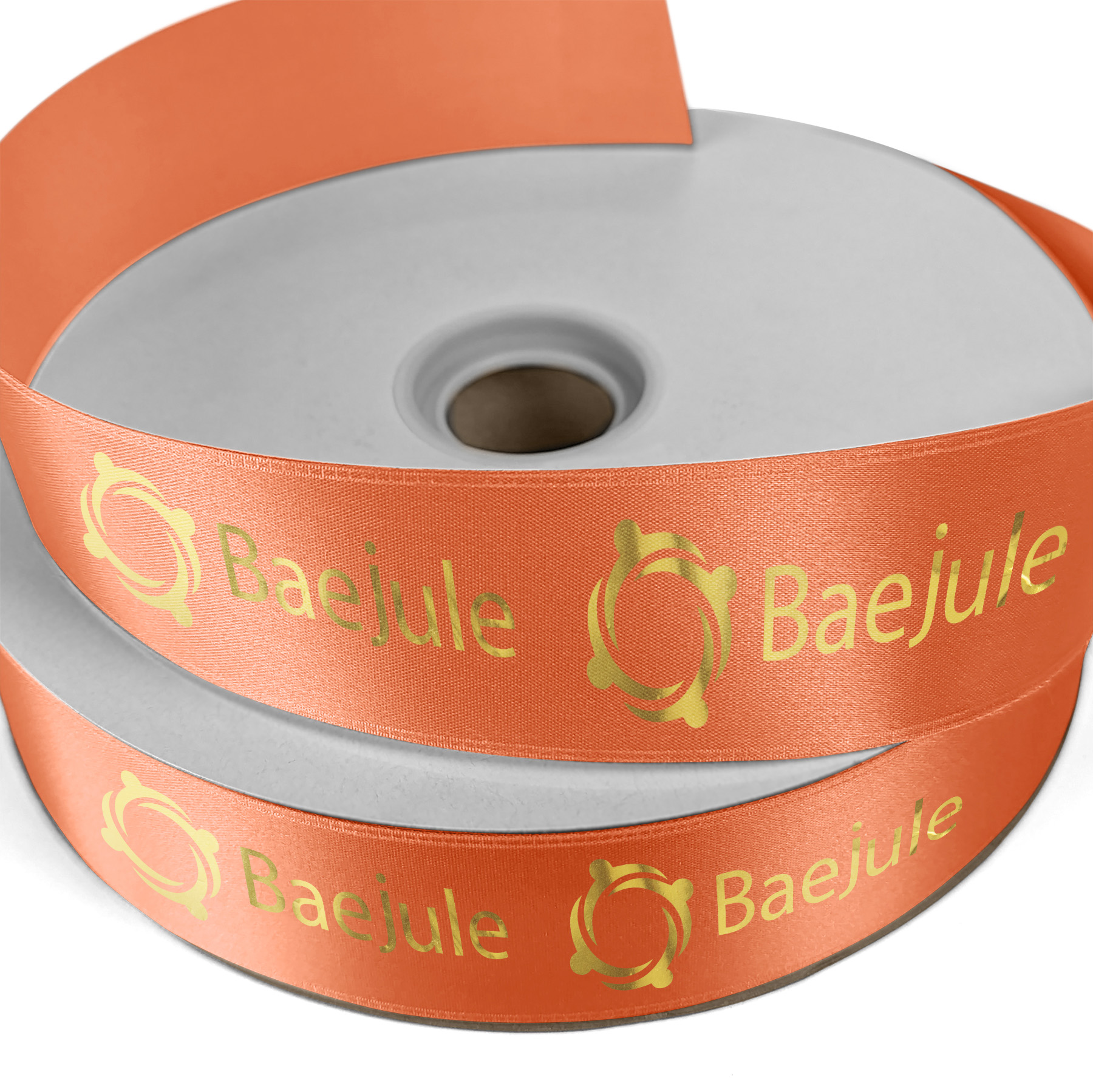 1 1/2" Badge Satin Ribbon - 100yd Roll - Foil Print 16