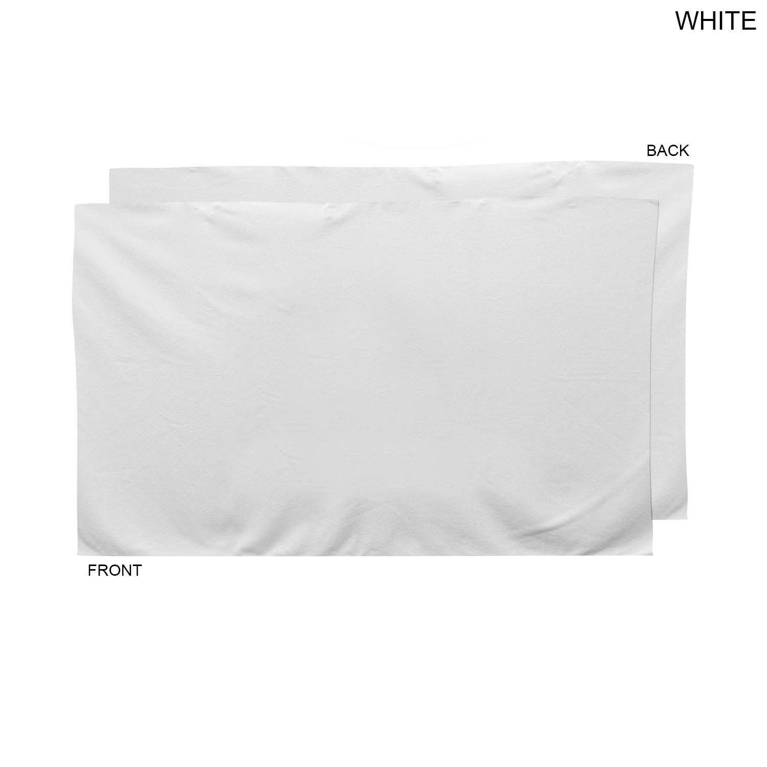 24 Hr Express Ship - Plush and Soft White Velour Terry Cotton Blend Hand, Sports Towel, 15x25 6